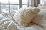 Coussin blanc doux
