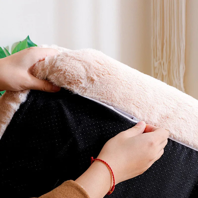 Coussin pour chat super doux en forme de canapé