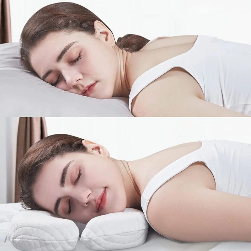 Coussin cervical de lit en mousse améliore la posture