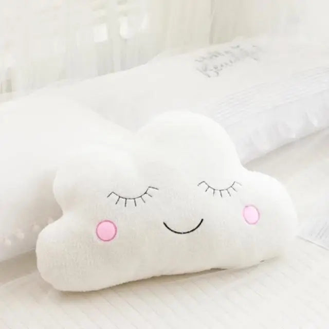 Coussin nuage bébé blanc