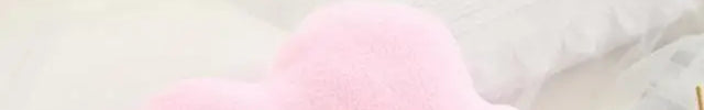 Coussin nuage bébé rose