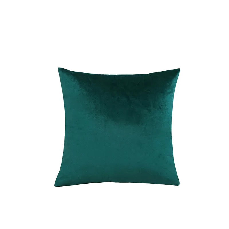 Housse de coussin ultra doux vert