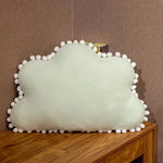 Coussin nuage enfant avec pompons - Vignette | EspaceCoussin