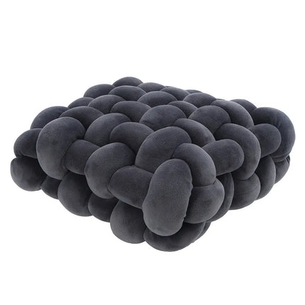 Coussin de sol doux et confortable gris
