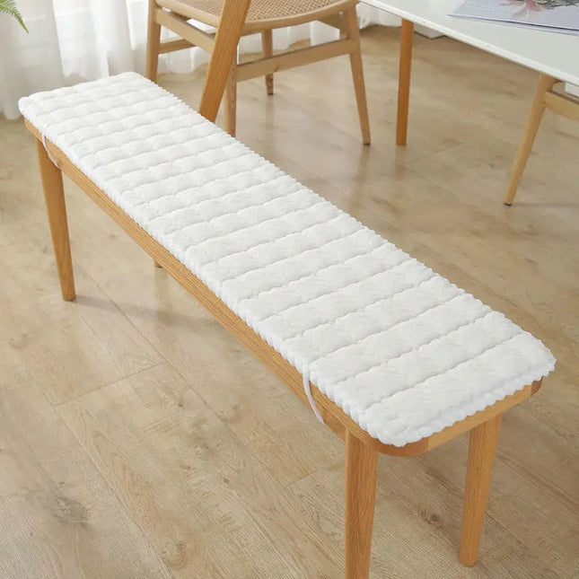 Coussin banquette ultra doux et confortable blanc