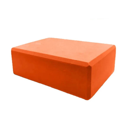 Coussin yoga en mousse haute densité orange