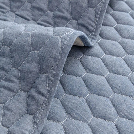 Coussin banquette en coton fin