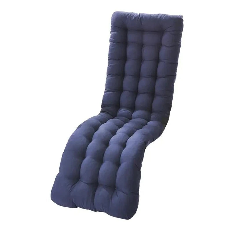 Coussin bain de soleil chaise longue bleu