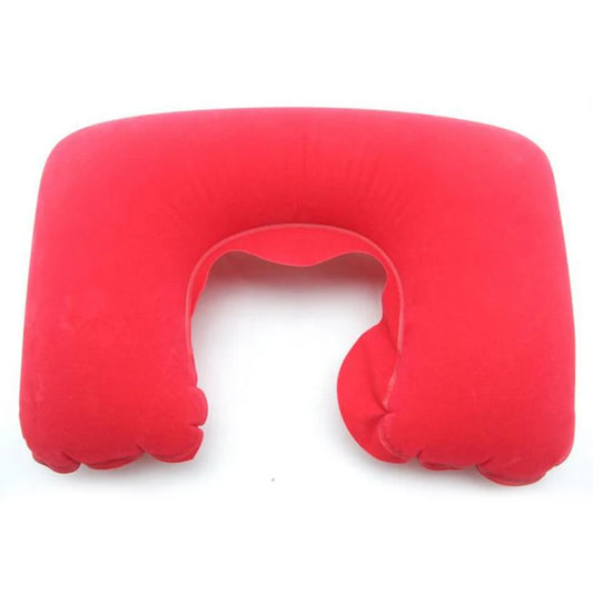 Coussin avion gonflable rouge