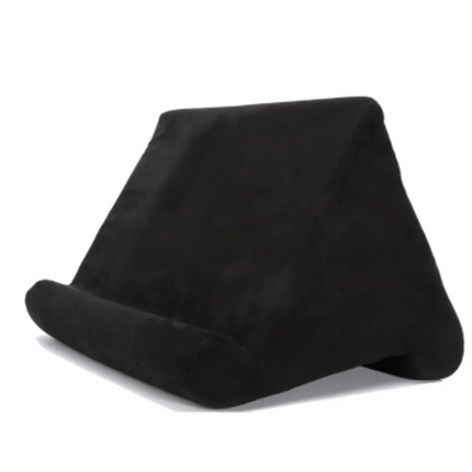 Coussin de lecture pour tablette et livre noir
