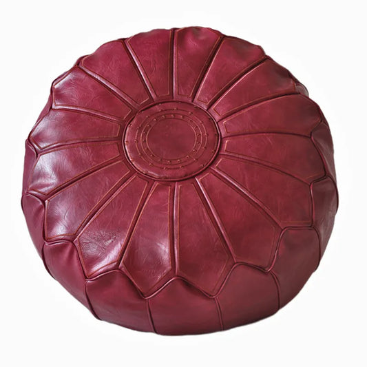 Coussin de sol style marocain rouge