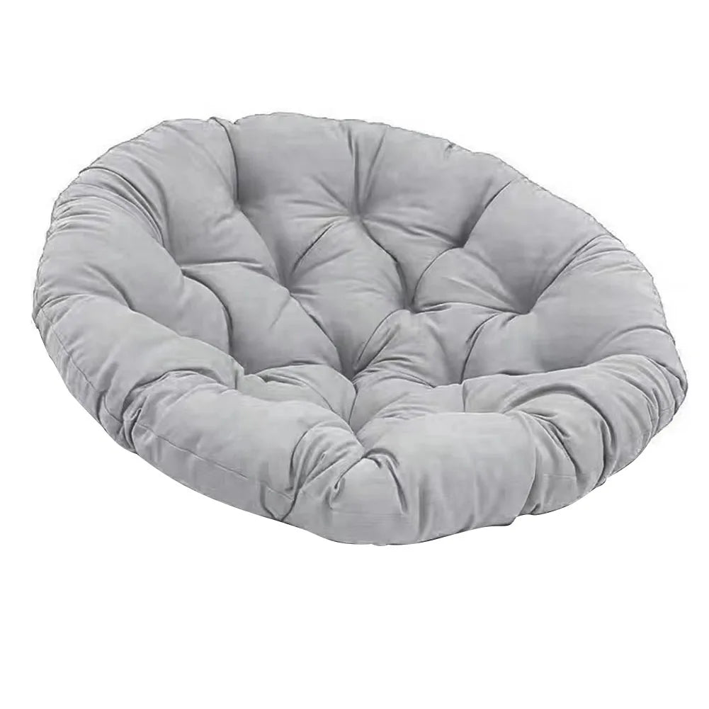 Coussin chaise à bascule rond imperméable 60x60 cm gris clair