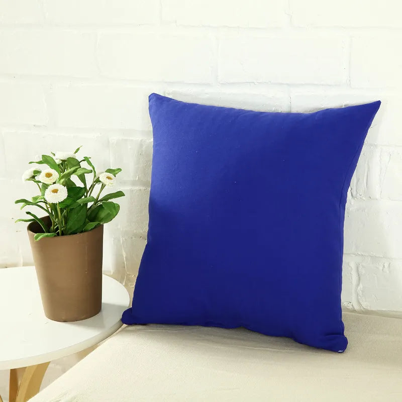 Housse de coussin multicolore navy