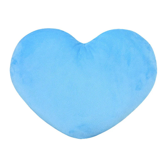 Coussin cœur bleu