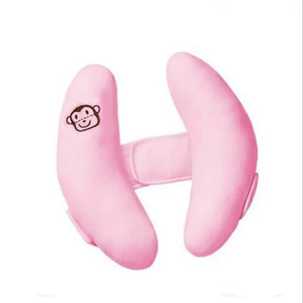 Coussin pour bébé soutien de la tête rose