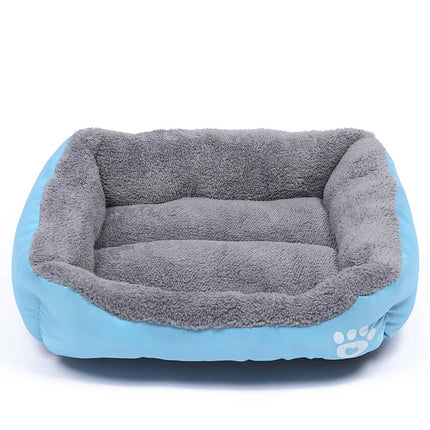 Coussin pour chien indestructible bleu