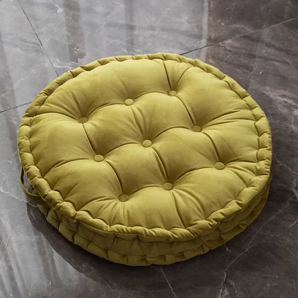 Coussin de sol 60x60 jaune