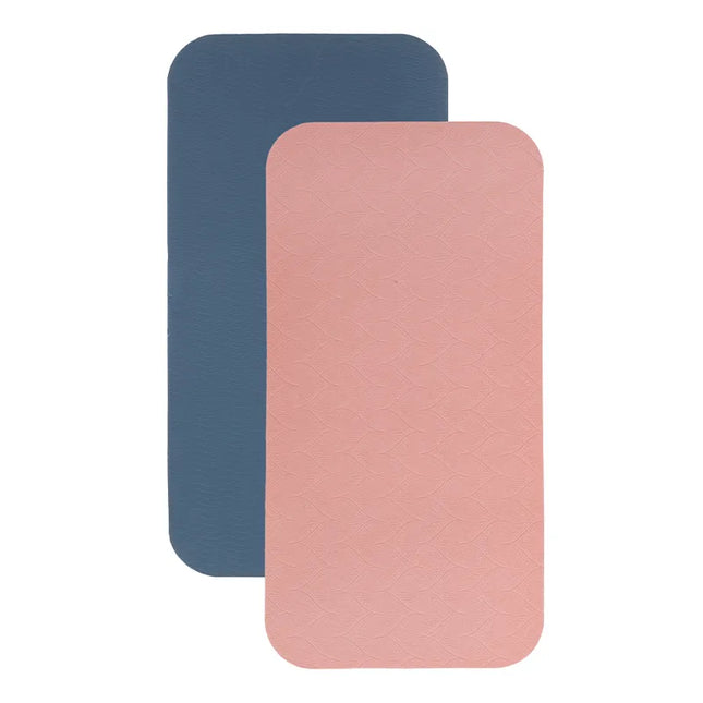 Coussin yoga pour exercice bleu rose