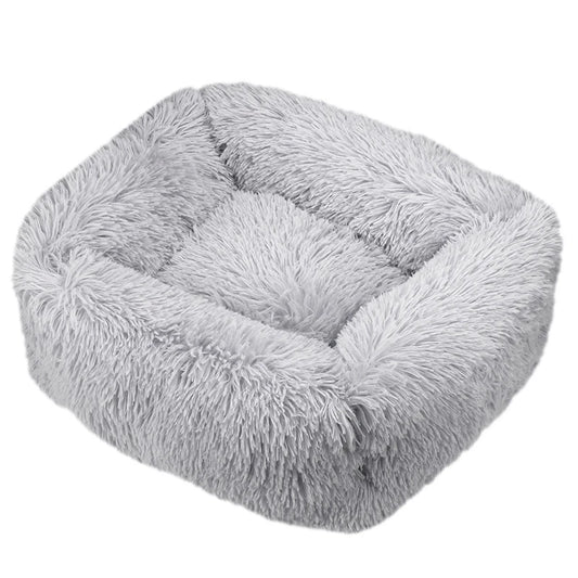 Coussin pour chien antistress gris clair