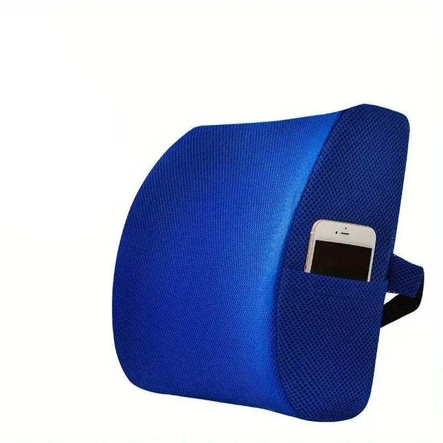 Coussin lombaire pour canapé bleu