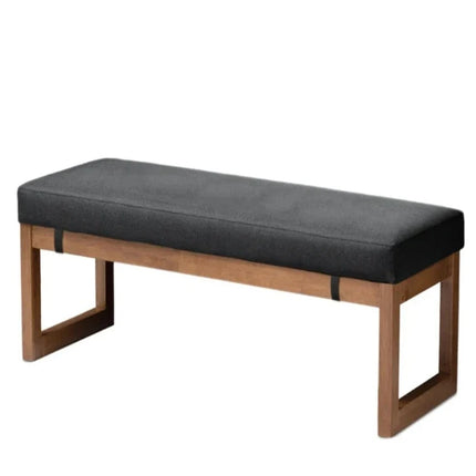 Coussin banc pour salon de jardin gris foncé