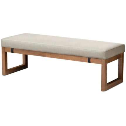 Coussin banc pour salon de jardin crème