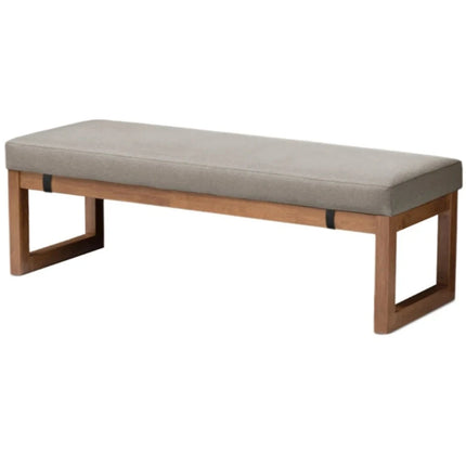 Coussin banc pour salon de jardin gris