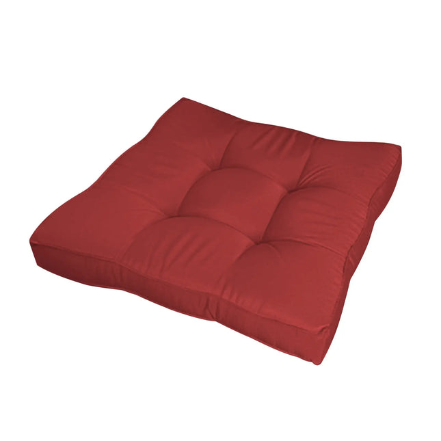 Coussin de chaise de jardin imperméable, 45x45cm rouge