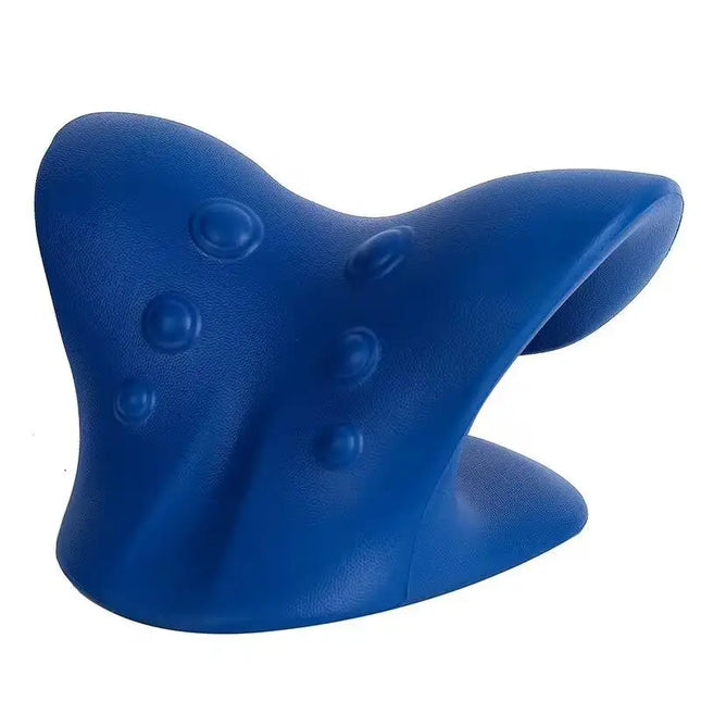 Coussin orthopédique cervical bleu