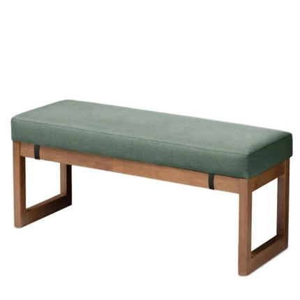 Coussin banc pour salon de jardin vert