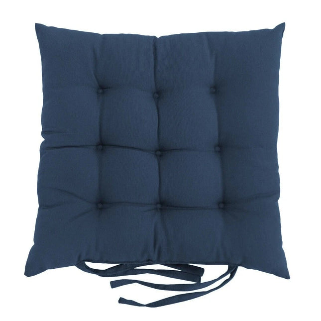 Coussin de chaise extérieur bleu