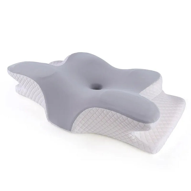 Coussin cervical ergonomique en forme de papillon