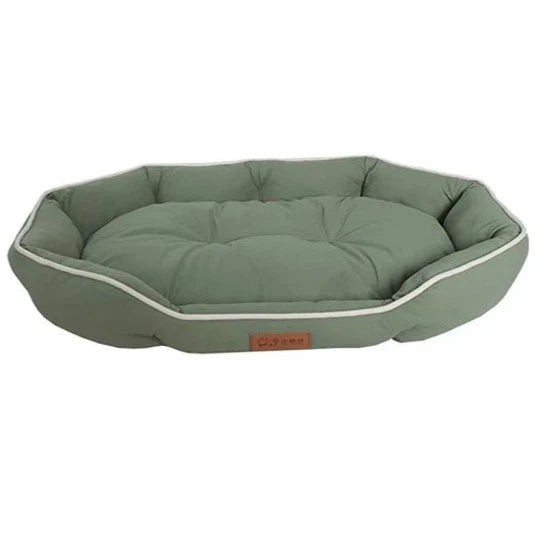 Coussin de sol pour chien vert