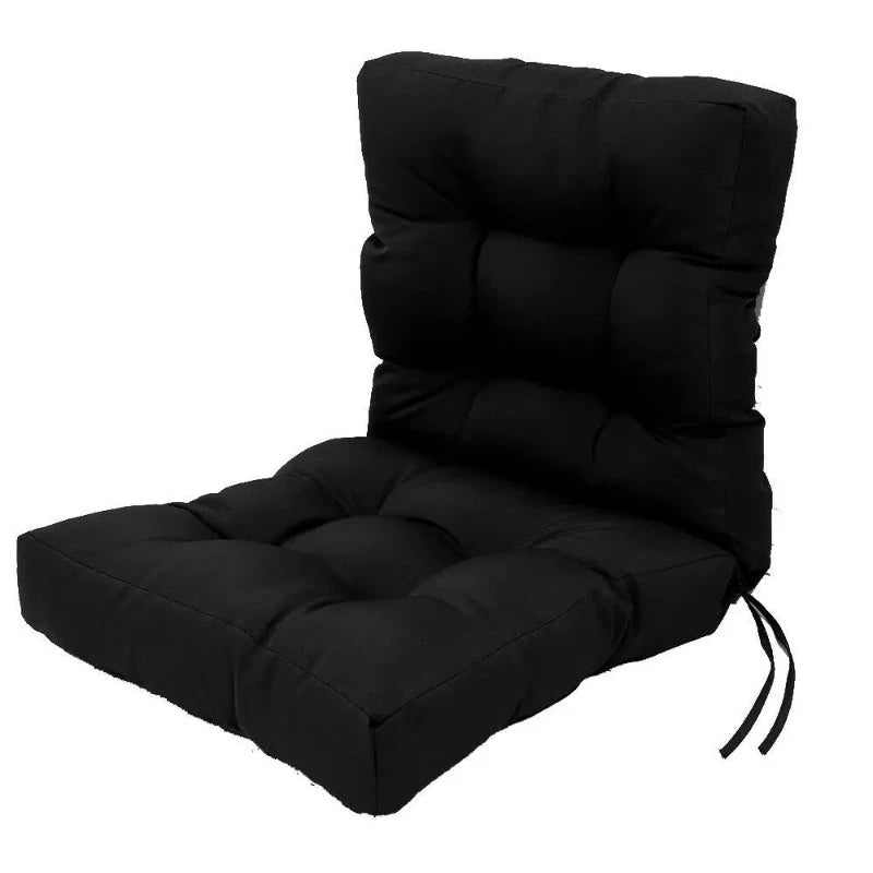 Coussin extérieur pour chaise imperméable noir