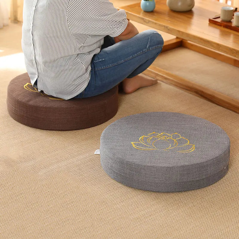 Coussin yoga méditation épais