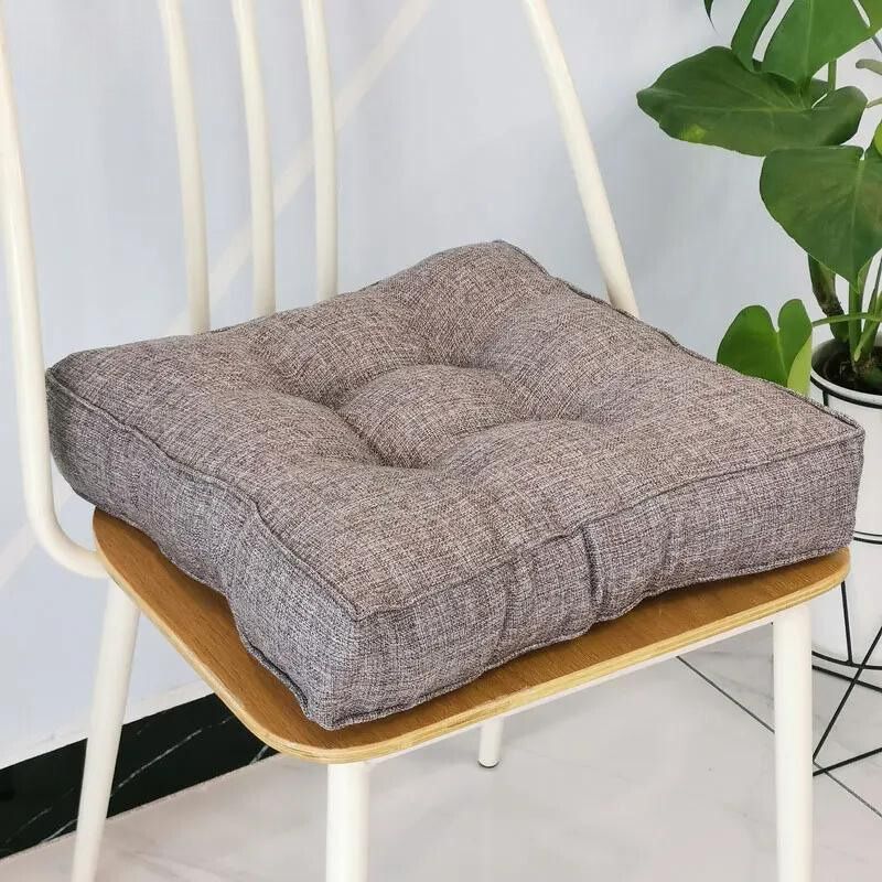 Coussin de Chaise ultra-épais et Confortable gris