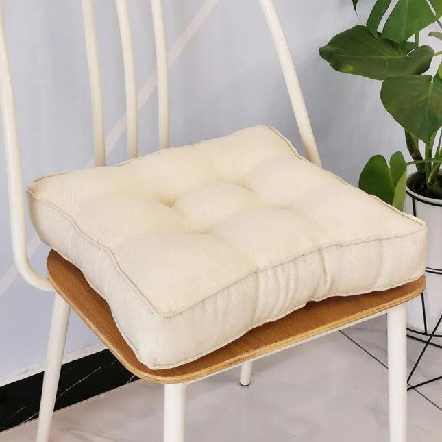 Coussin de Chaise ultra-épais et Confortable blanc