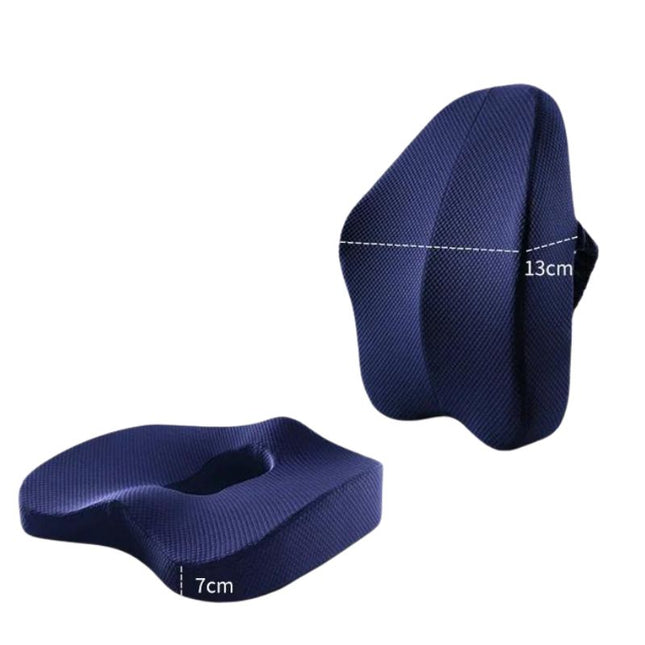 Coussin d'assise avec dossier bleu