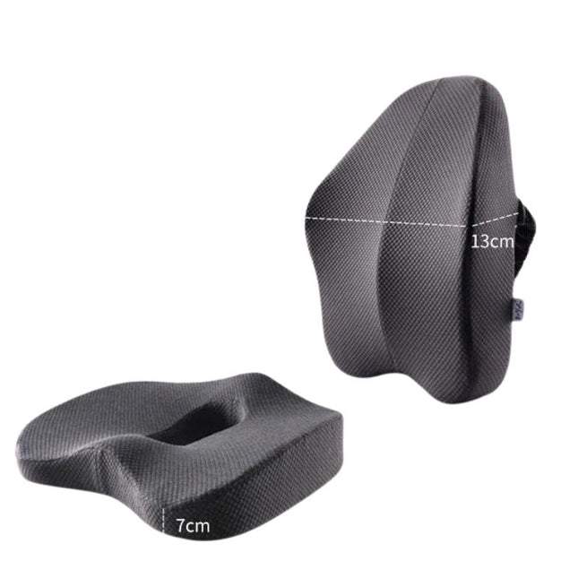 Coussin d'assise avec dossier gris