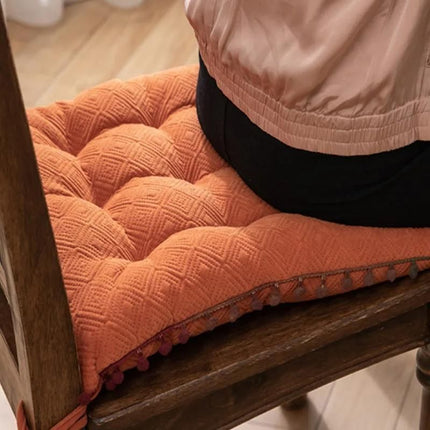 Coussin de chaise carré oriental doux en velours