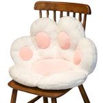 Coussin de chaise en peluche en forme de patte de chat - Vignette | EspaceCoussin