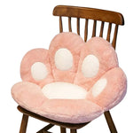 Coussin de chaise en peluche en forme de patte de chat - Vignette | EspaceCoussin