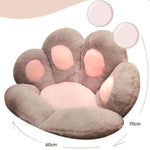 Coussin de chaise en peluche en forme de patte de chat - Vignette | EspaceCoussin