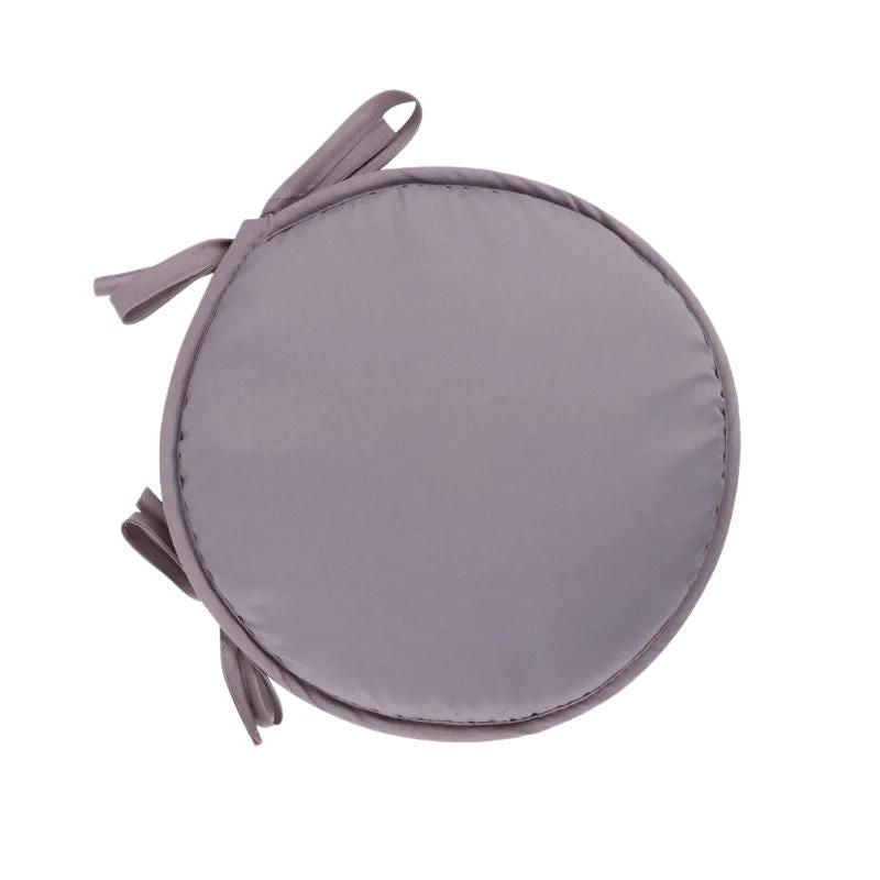 Coussin de Chaise Rond de 30cm et 38cm gris 