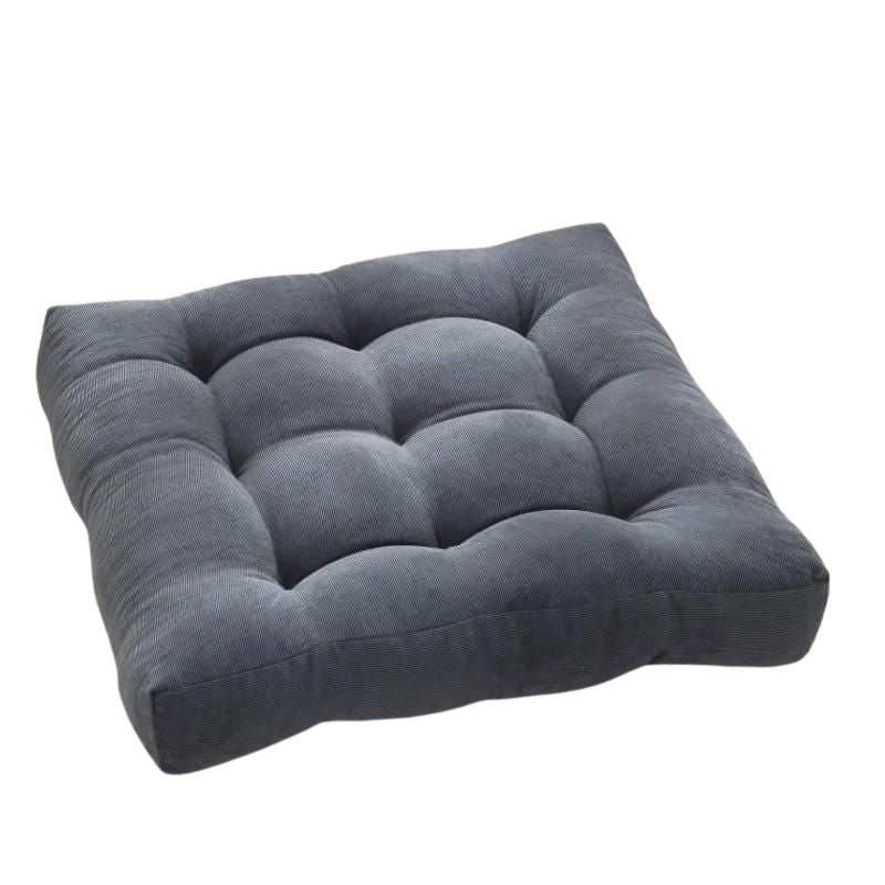 Coussin de sol carrés gris