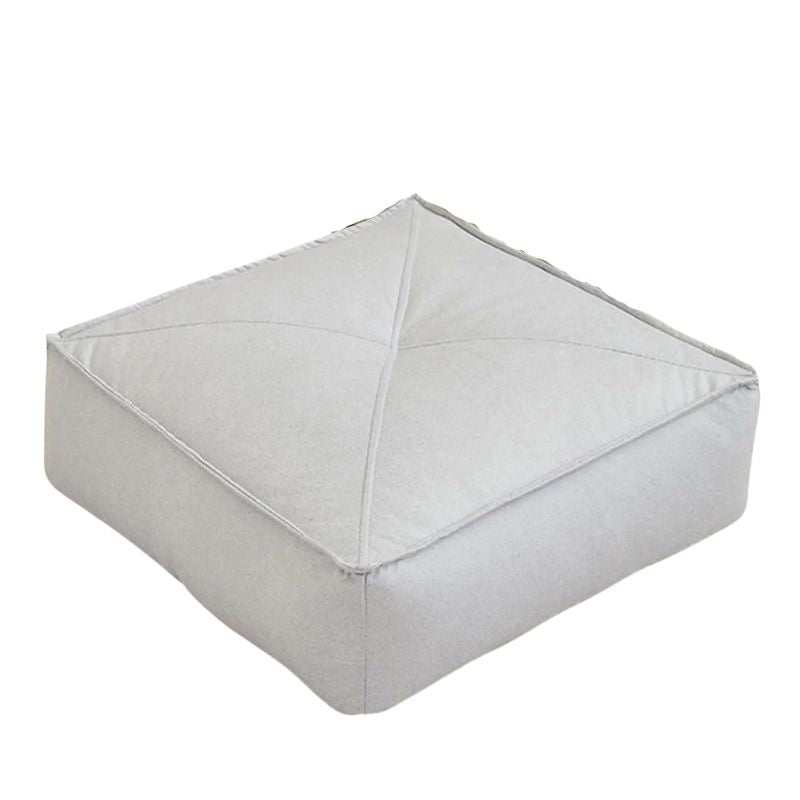 Coussin de sol pour salon blanc