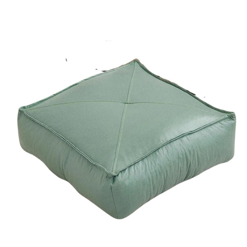 Coussin de sol pour salon vert