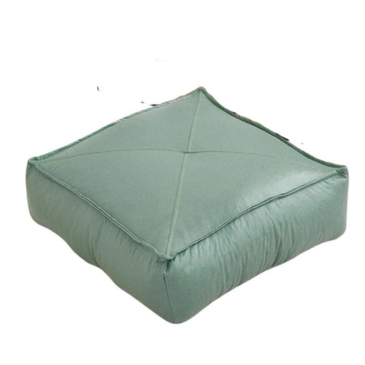 Coussin de sol pour salon vert