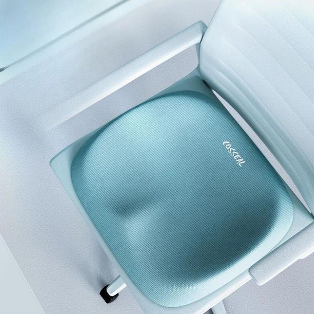 Coussin orthopédique pour bureau bleu