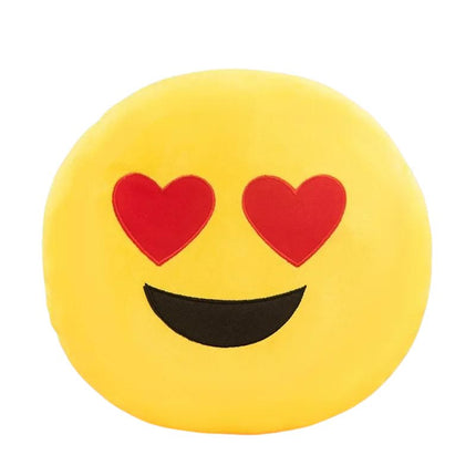 Coussin personnage émoticônes love